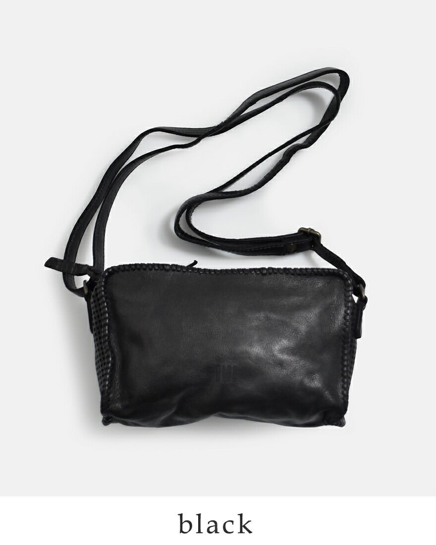 BIBA ビバ ウォッシュドカウレザー パーフォレーション ドリルクロス