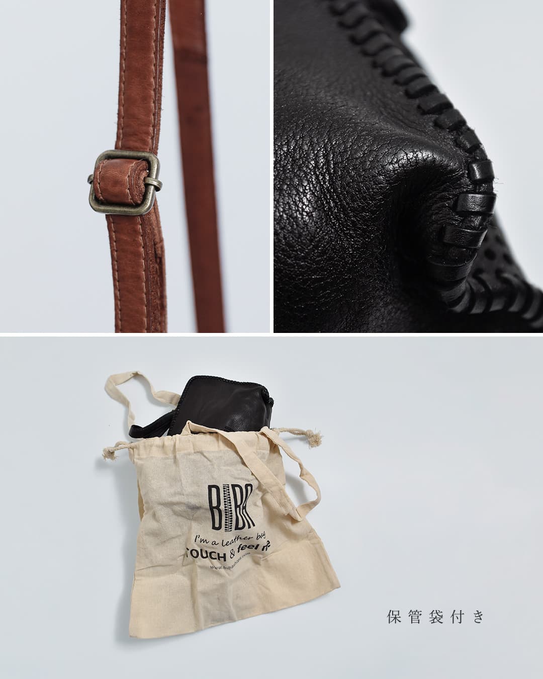 クーポン対象】BIBA ビバ ウォッシュドカウレザー パーフォレーション