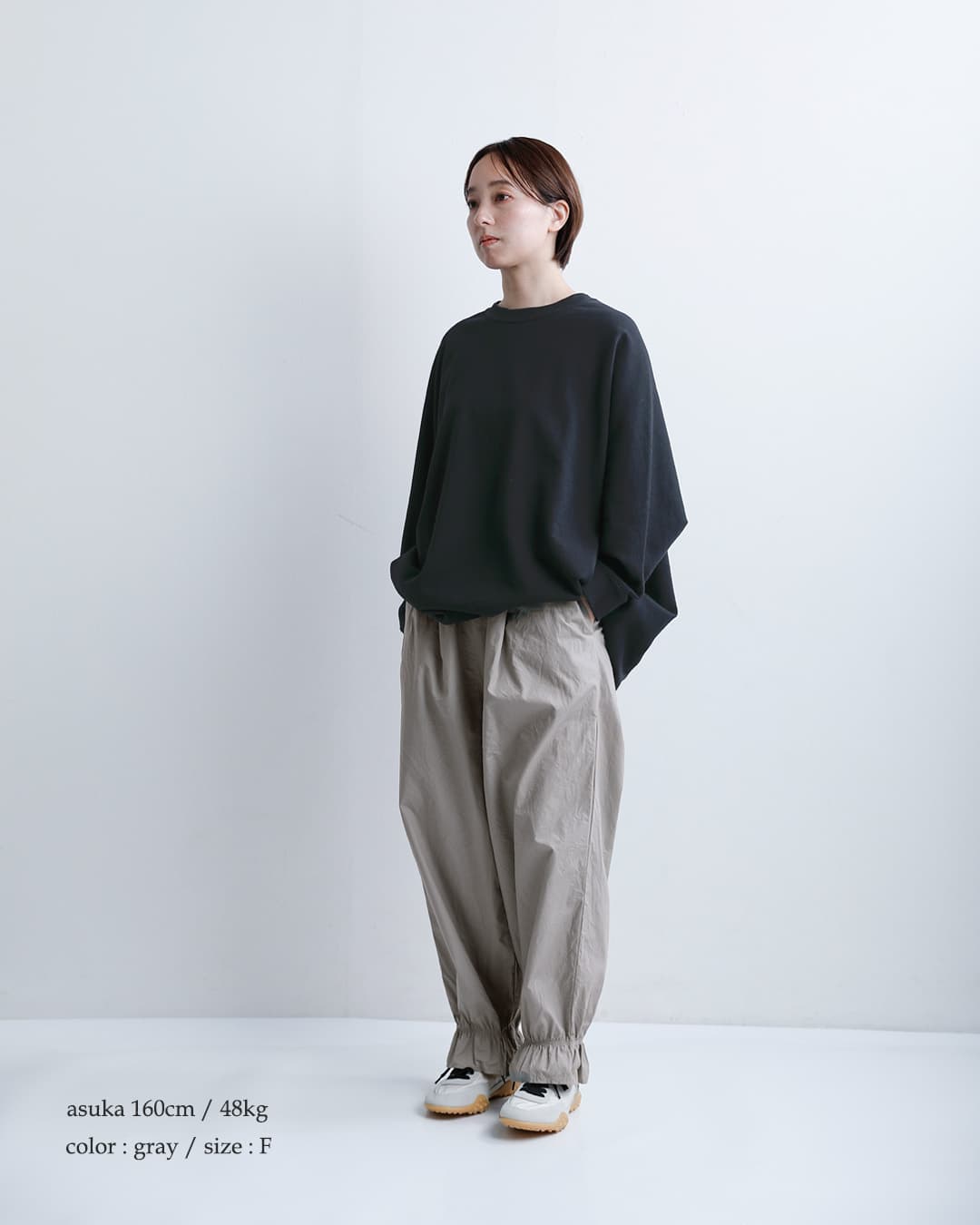 g グラム コットン ヘム フリル パンツ g-683 レディース 2026ss新作