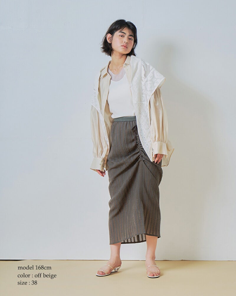 30%OFF】whyto ホワイト シアー コンビネーション 2way タンクトップ
