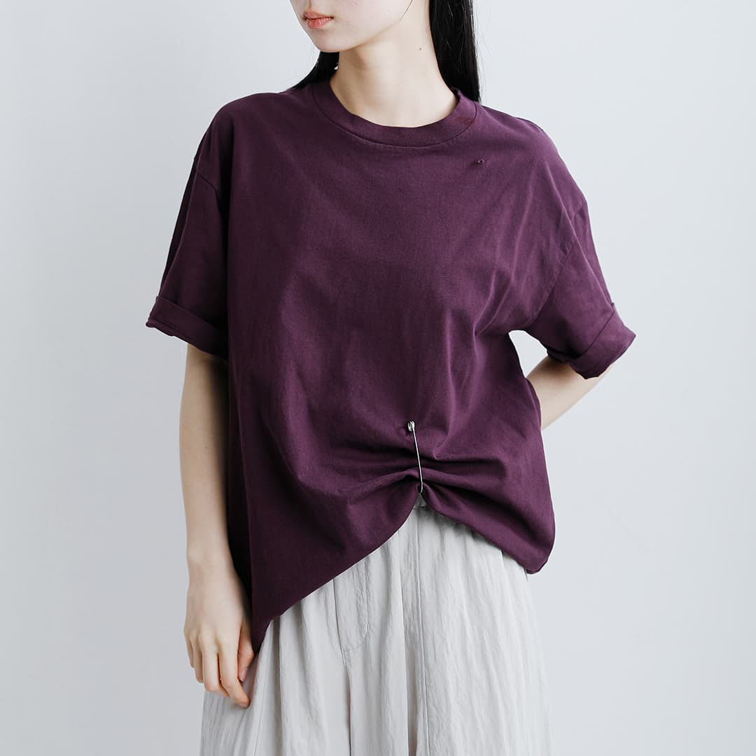 unfil アンフィル コットン リラックスフィット Tシャツ “cotton open