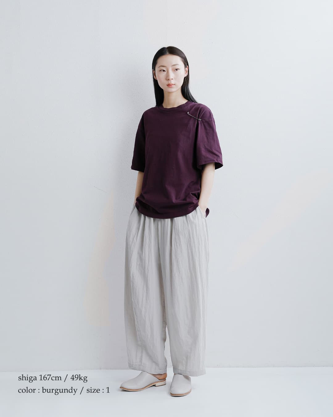 unfil アンフィル コットン リラックスフィット Tシャツ “cotton open