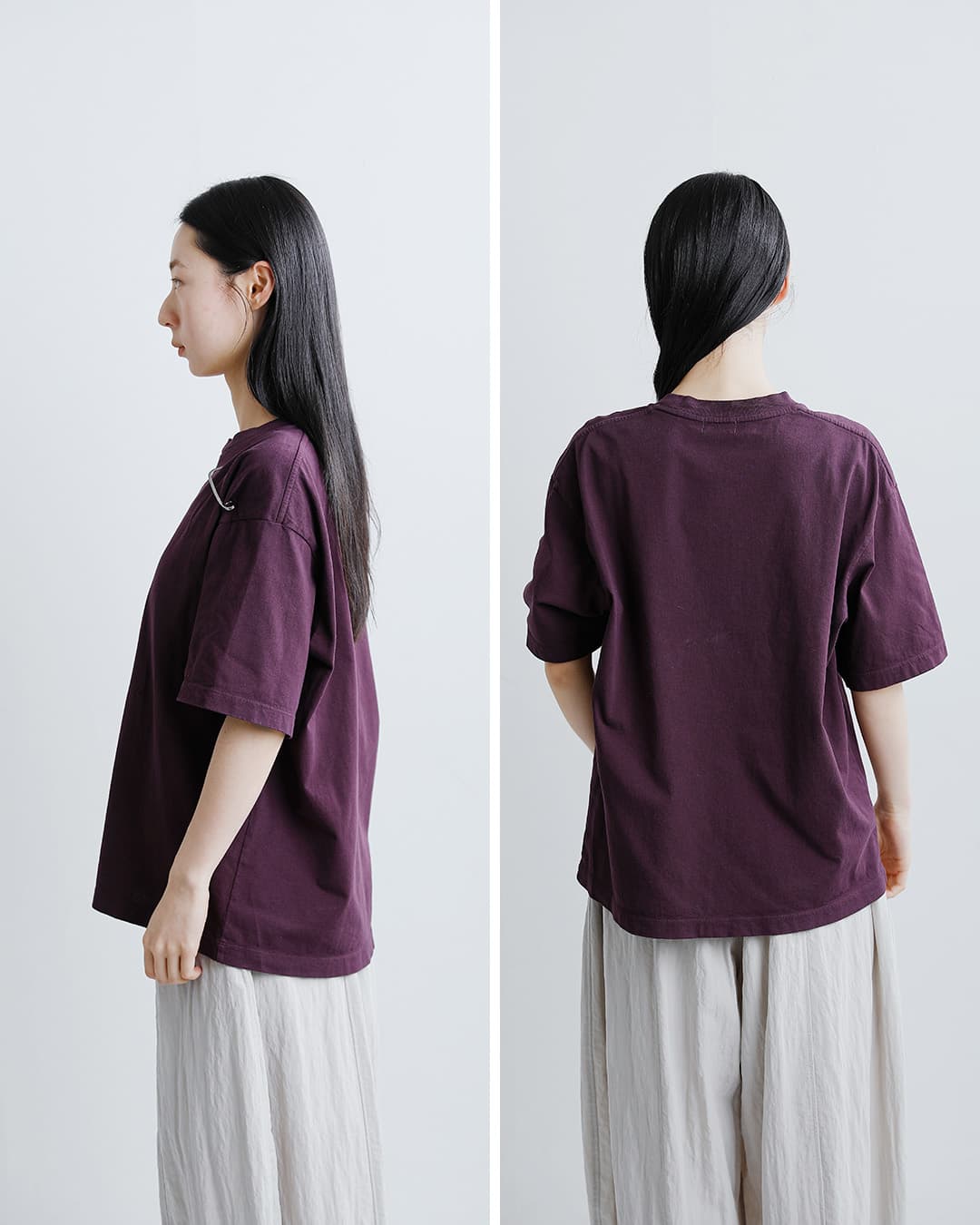 unfil アンフィル コットン リラックスフィット Tシャツ “cotton open