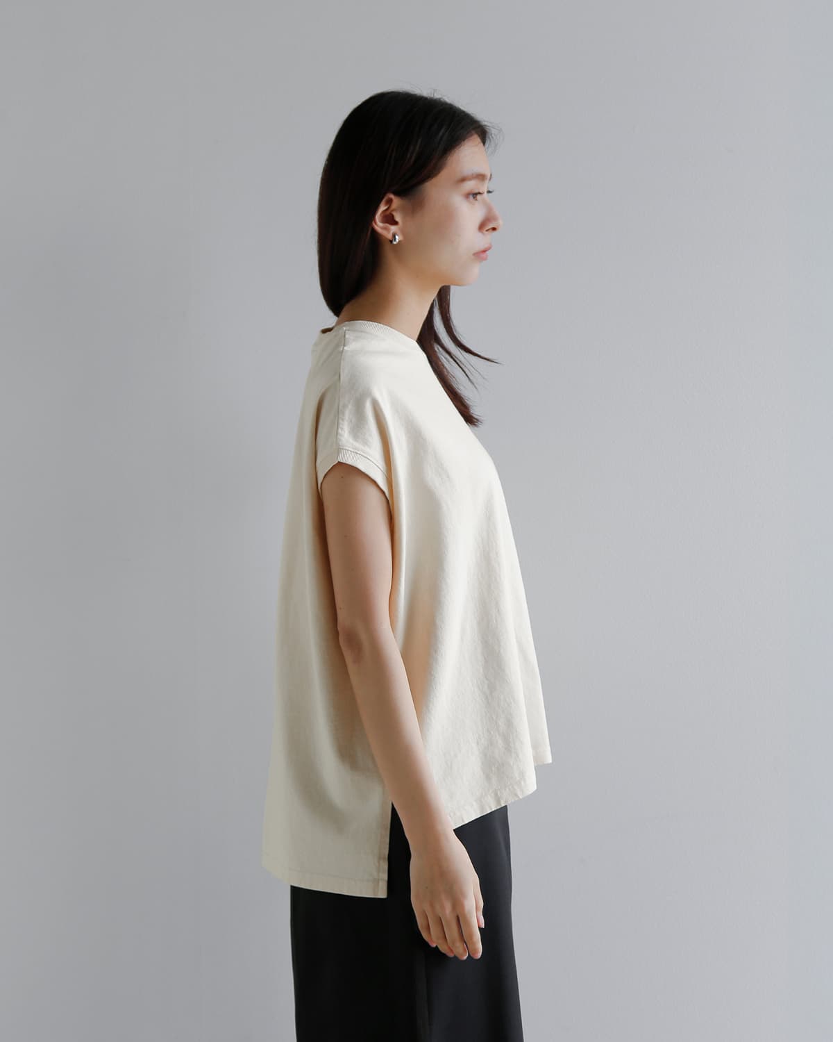 upper hights アッパーハイツ コットン ビッグ ノースリーブ Tシャツ
