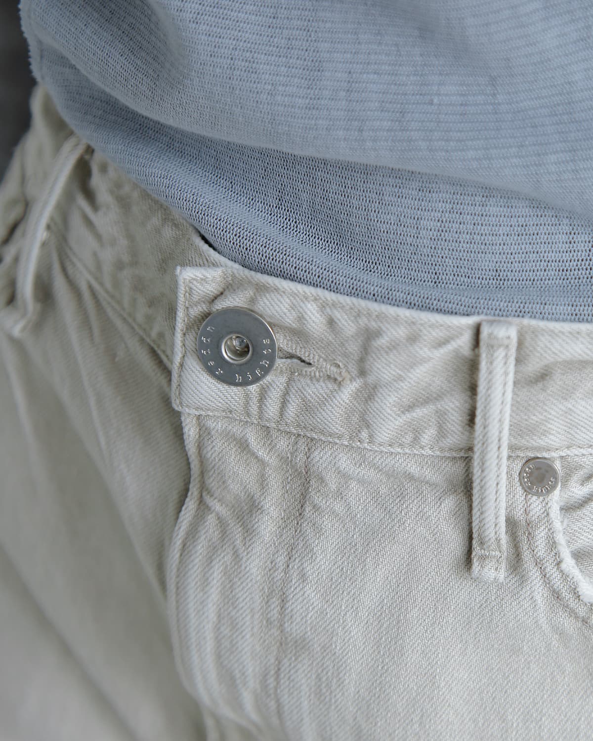 upper hights アッパーハイツ ミドルライズ ワイド ストレート デニム