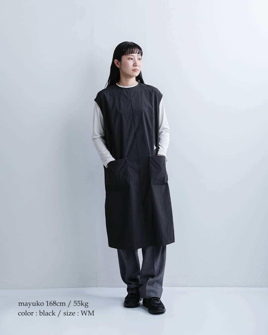 and wander アンドワンダー UV Cut ストレッチドレス　ワンピース and wander アンドワンダー UVカット ストレッチ ドレス UV cut