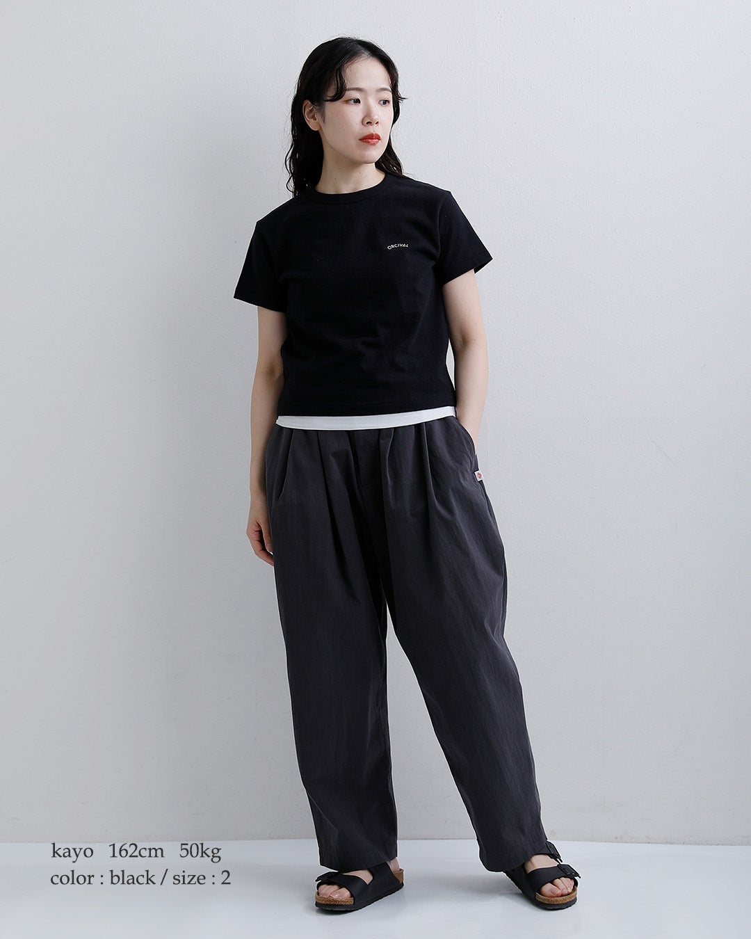 クーポン対象】ORCIVAL オーチバル オーシバル コットン天竺 刺繍ロゴ