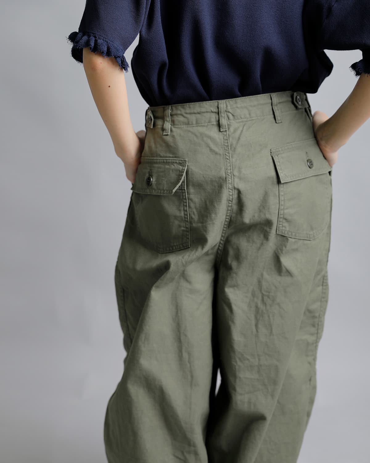 Needles ニードルス コットン H.D.ファティーグパンツ “H.D. Pant