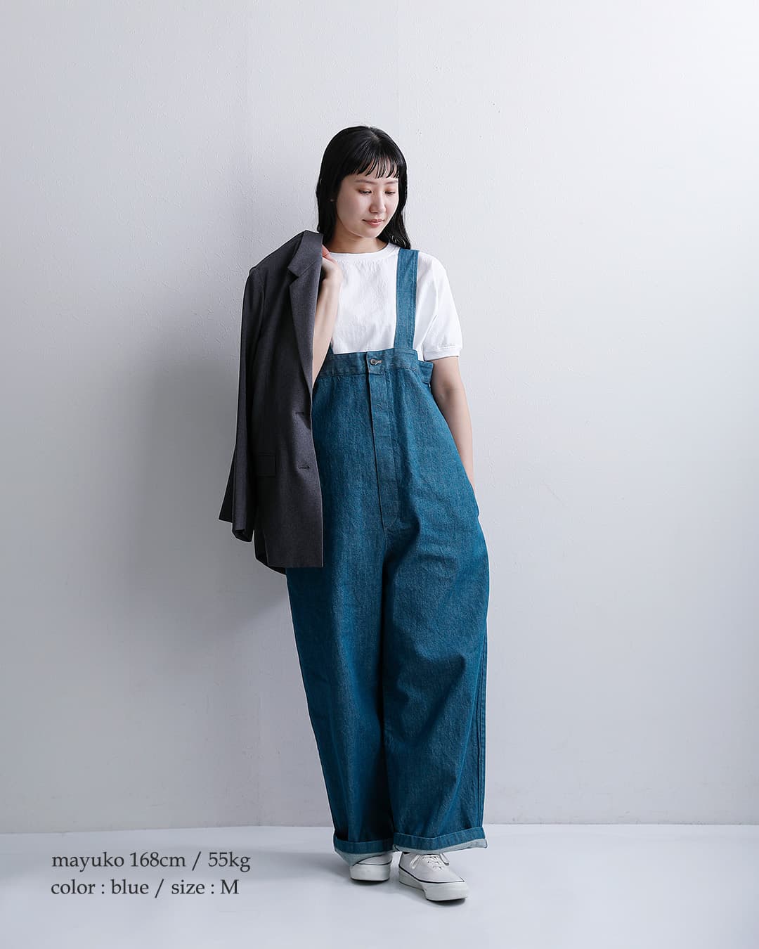 30%OFF】Yarmo ヤーモ デニム ハイライズ ブレース トラウザー パンツ