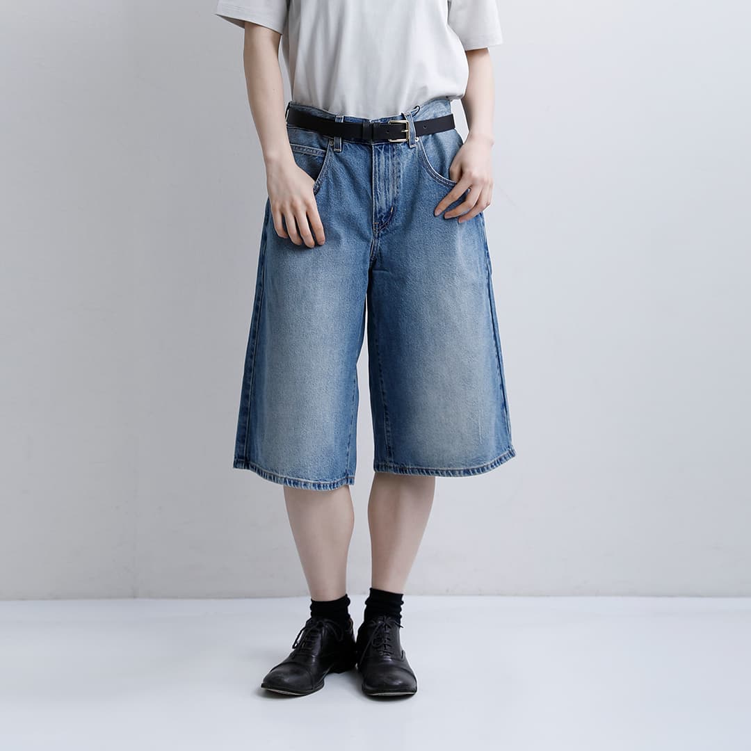 Levi's リーバイス スーパーバギー ハーフデニムパンツ SUPER BAGGY