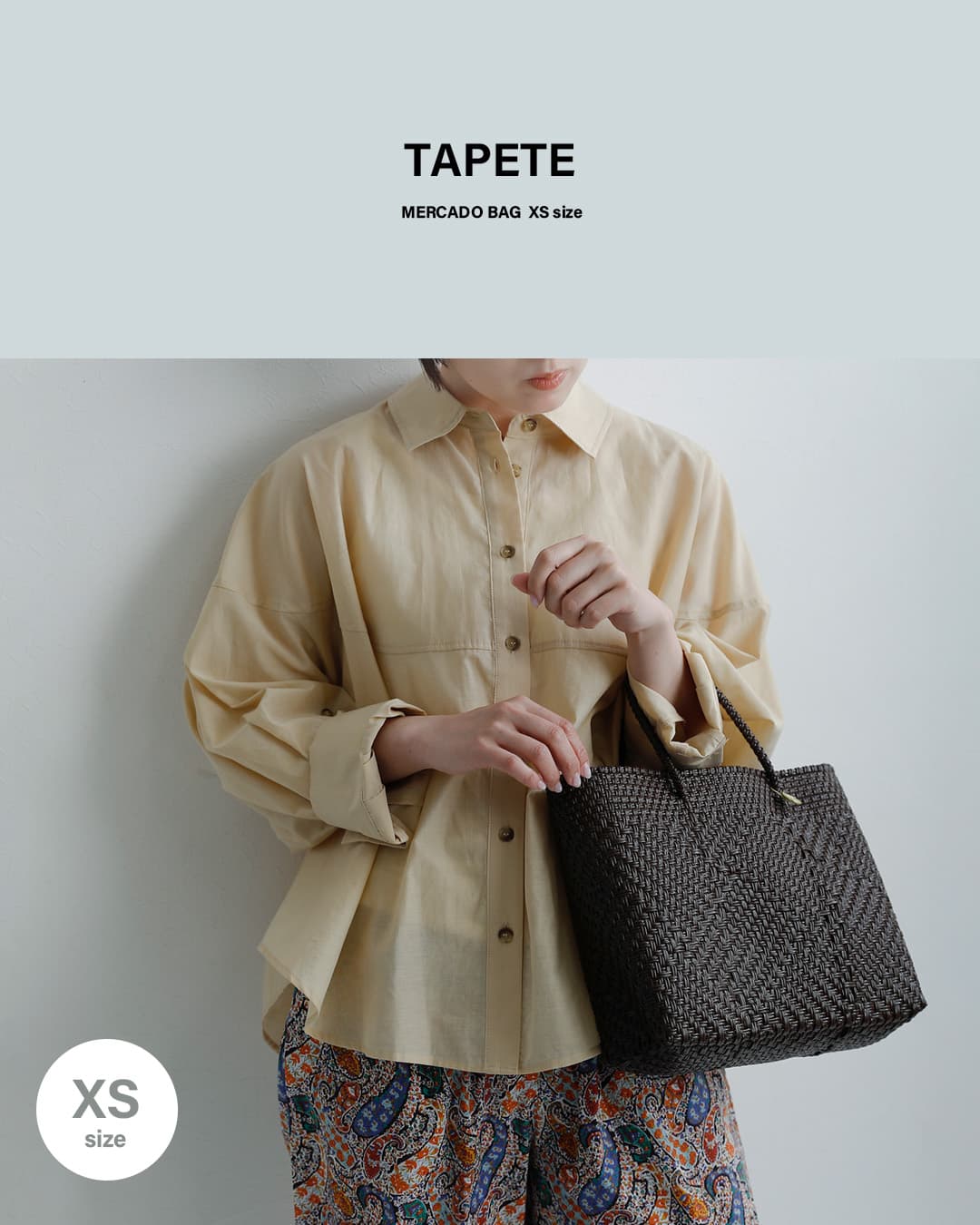 Letra レトラ メルカドバッグ XSサイズ “TAPETE” tapete-xs レディース