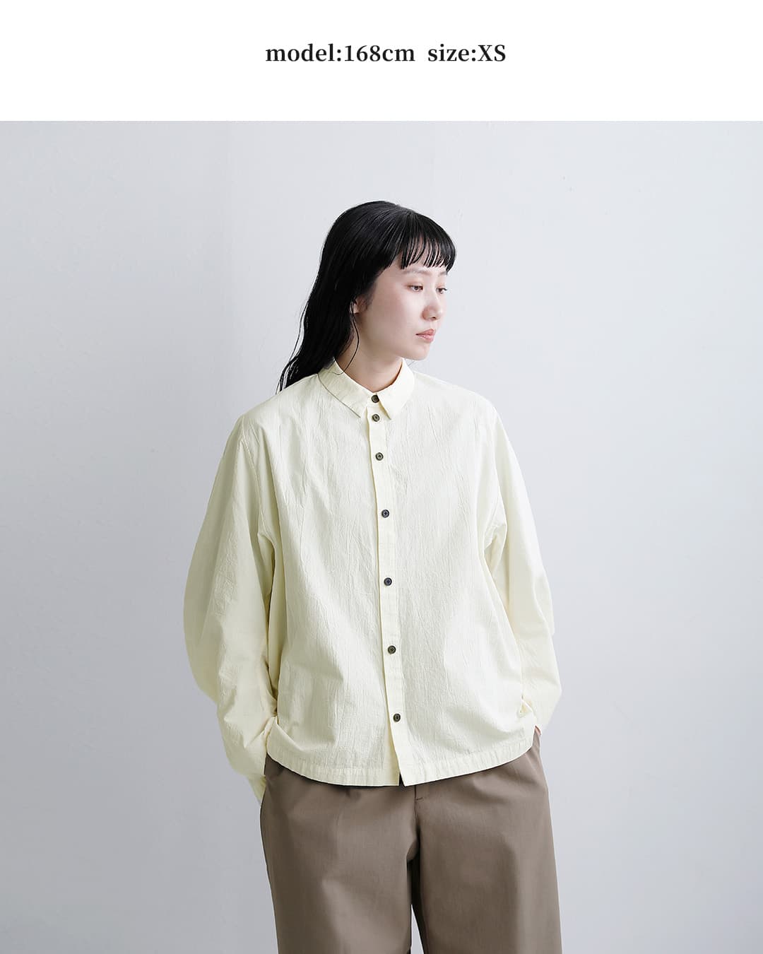 FIRMUM フィルマム　オーガニックコットン 強撚ウェザー カウルネックシャツ FIRMUM｜フィルマム｜40/1 オーガニックコットン強撚ウェザービッグ