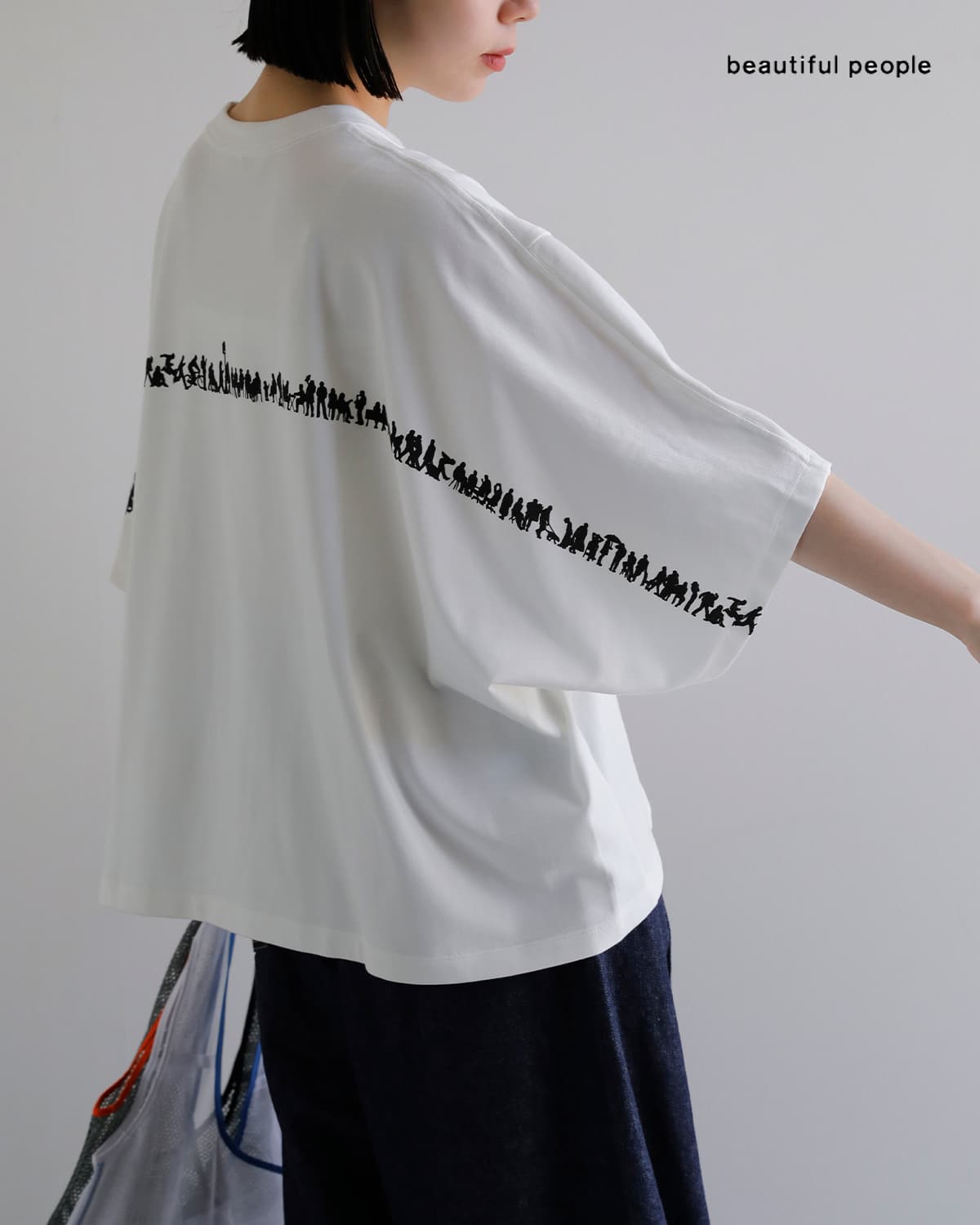 beautiful people ビューティフルピープル スビンコットン 半袖 beautiful people ビューティフルピープル スビンコットン 半袖
