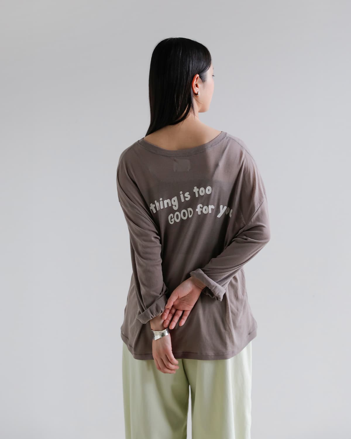 St.Johns 3rd club　23AW ブラウン ウール100 ダメージ加工 トレーナー S St.Johns 3rd club（セントジョンズサードクラブ）の「【St.Johns 3rd