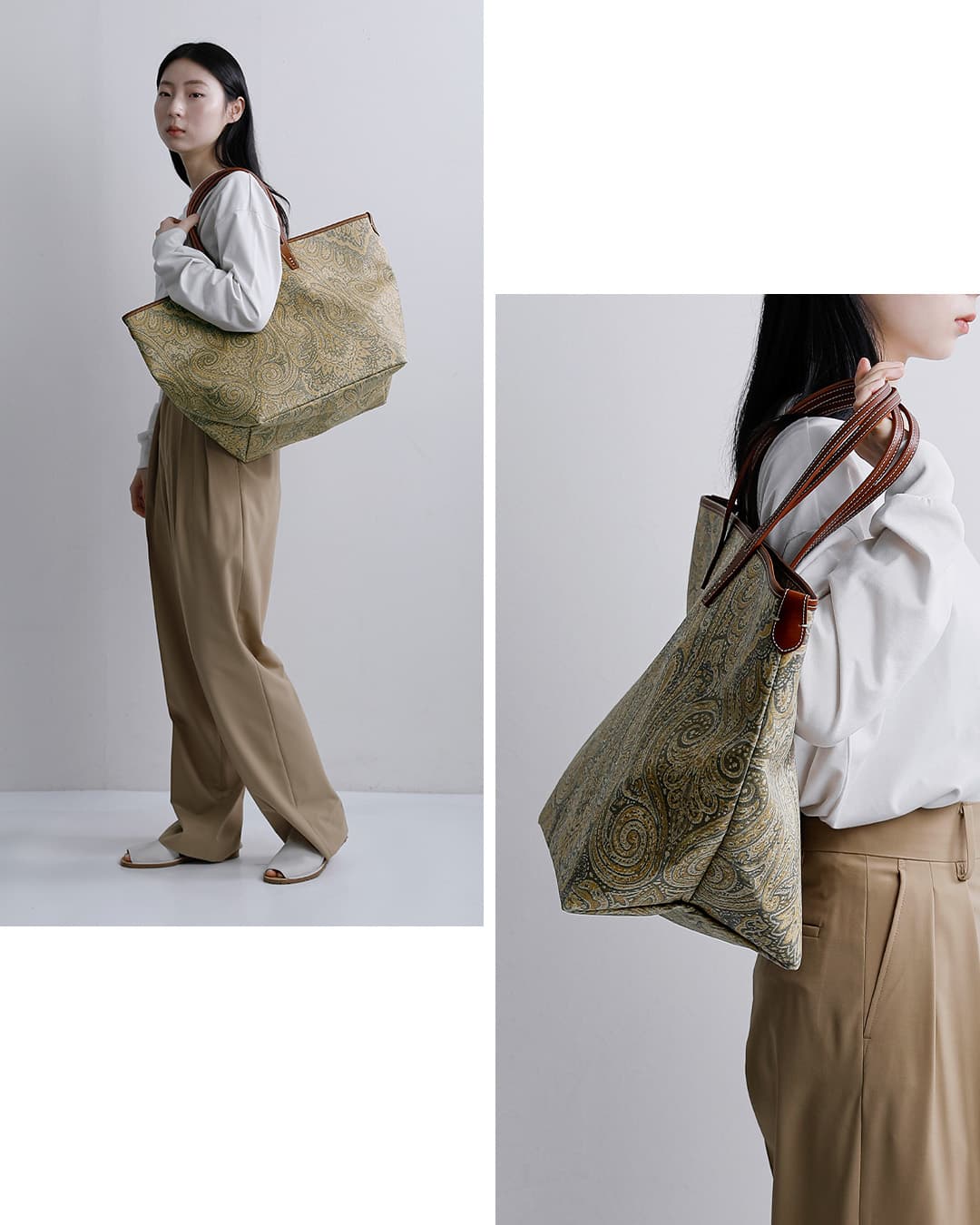 A VACATION ア ヴァケーション ペイズリー トート バッグ ROAM 26ss