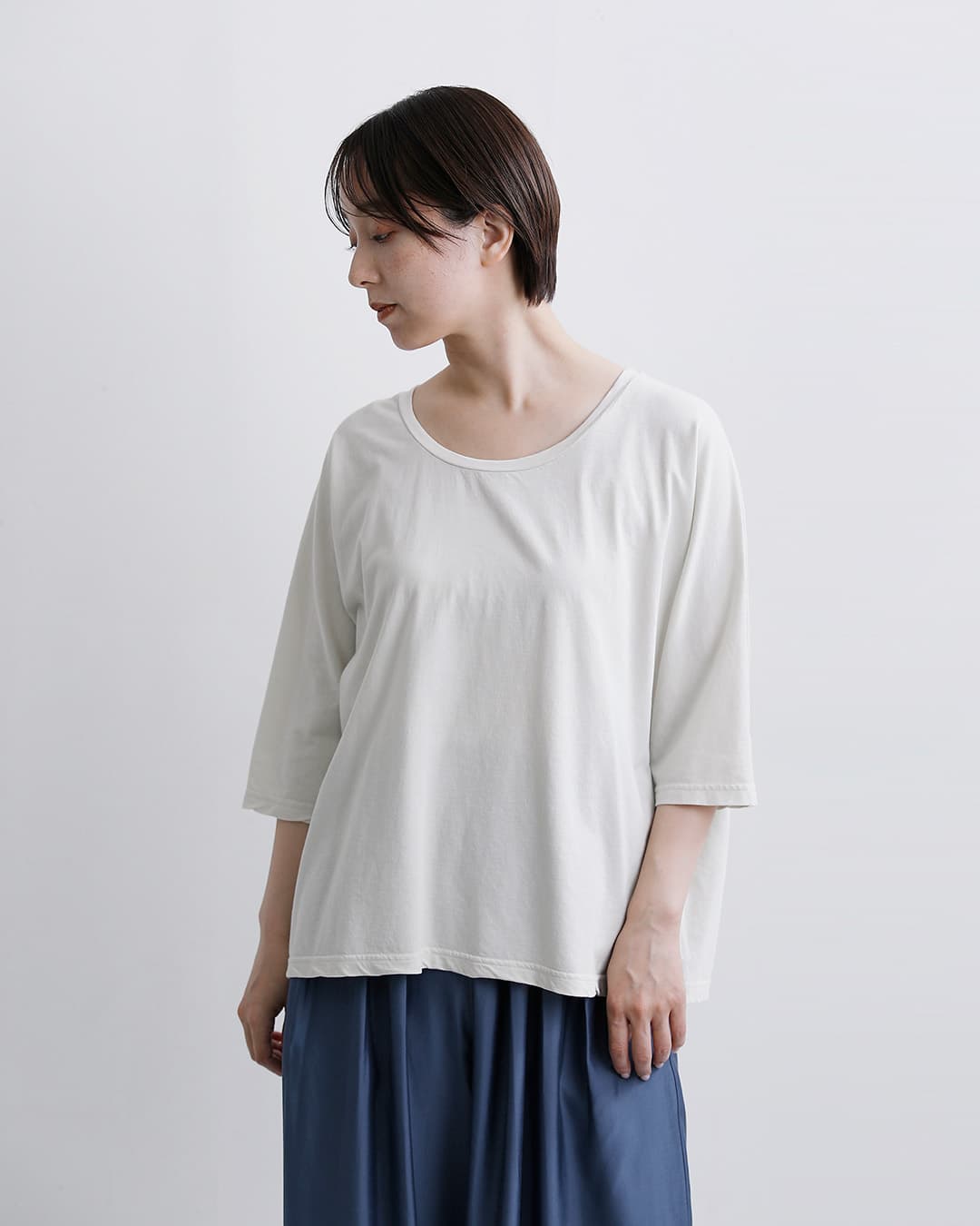 クーポン対象】evam eva エヴァムエヴァ カットソー ドルマン プル