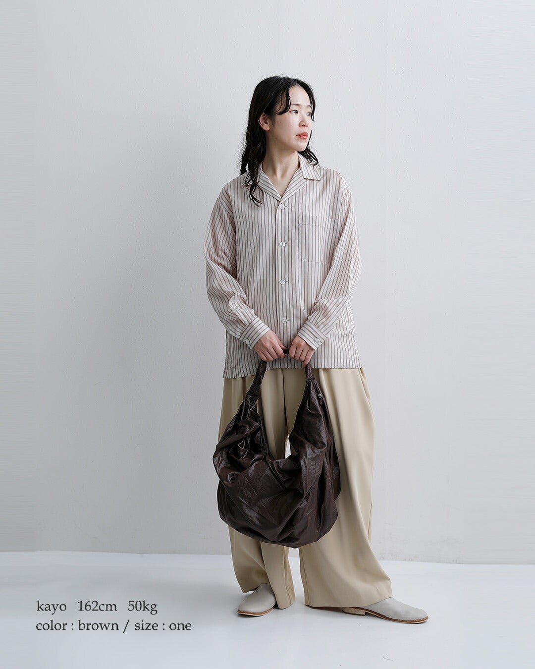 ACOC アコック グロッシー ミッド タングル ツイスト バッグ Glossy