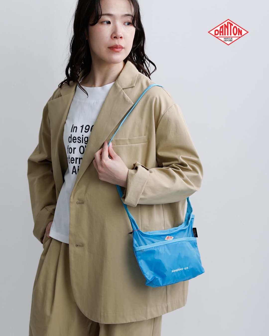 DANTON ダントン コーデュラ リップストップ サコッシュ MONCEAU 1.4