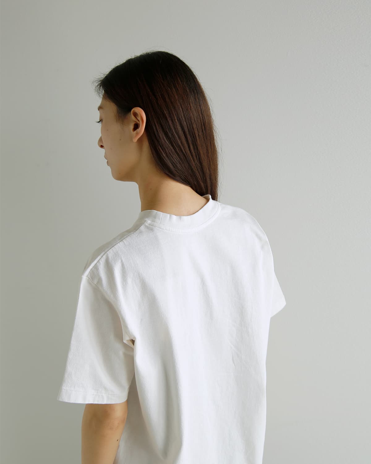 KURO クロ ラウンドシェイプ ダイ プリント Tシャツ 17/- ROUND SHAPE