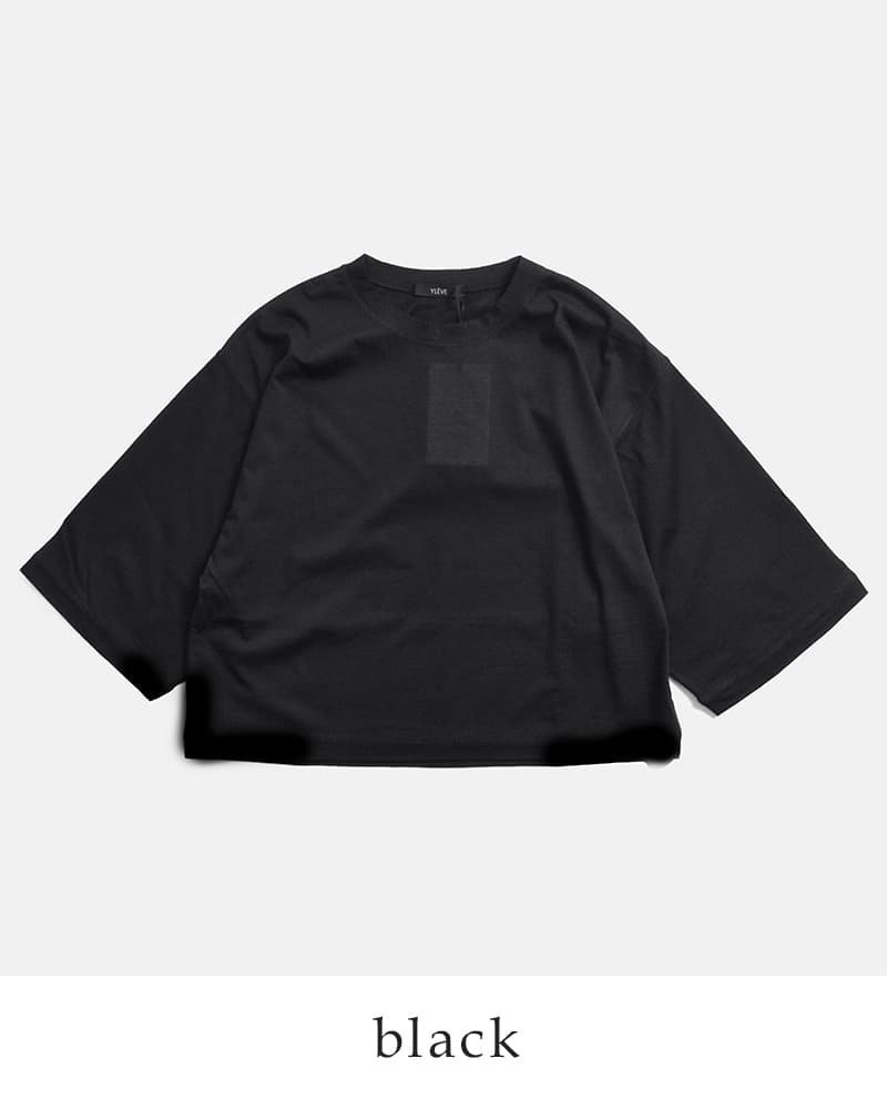 YLEVE イレーヴ コットンシアー天竺 半袖カットソー COTTON SHEER