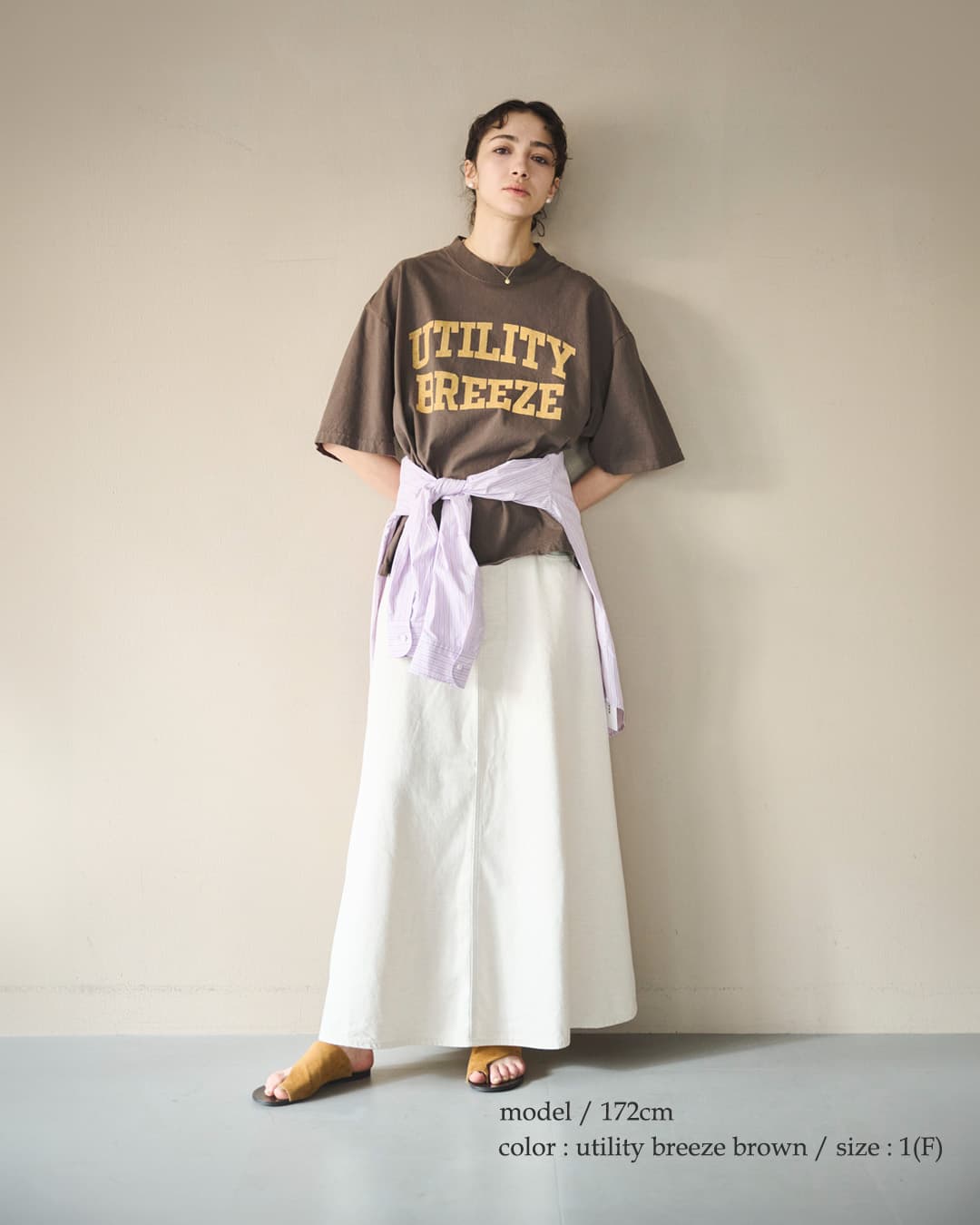 クーポン対象】kha:ki カーキ プリント ワイド Tシャツ WIDE TEE