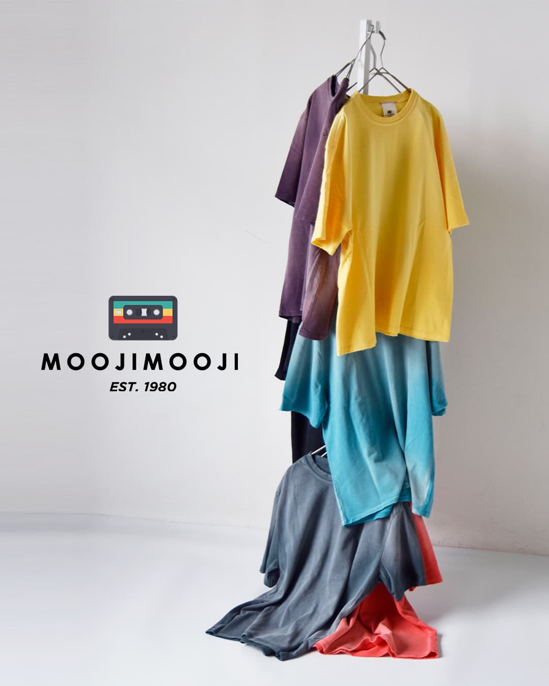MOOJIMOOJI ムージームージー オーバー サイズ クロップ エイジド T