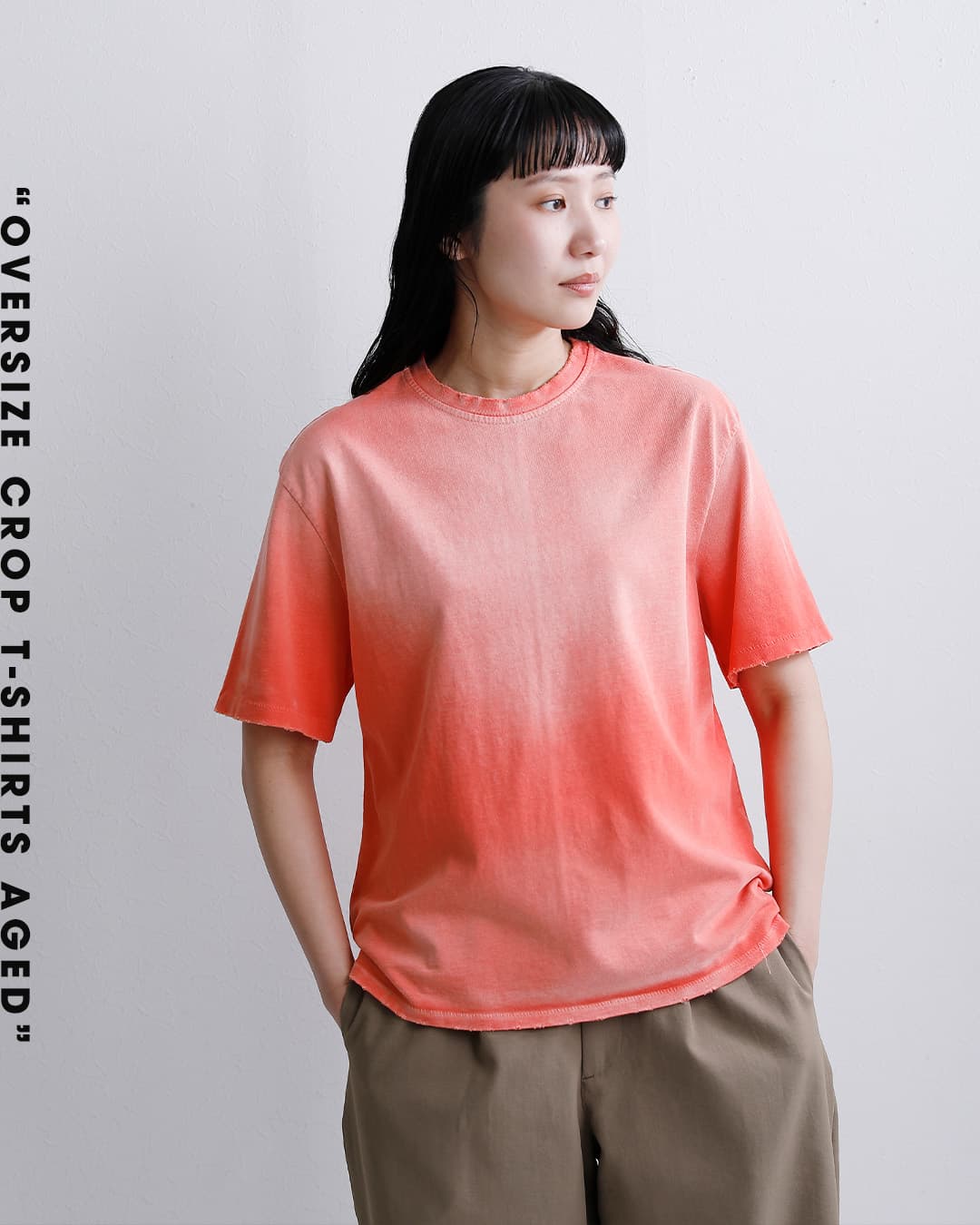 MIIHIオーバーサイズTシャツ 40%OFF】MOOJIMOOJI ムージームージー オーバー サイズ クロップ