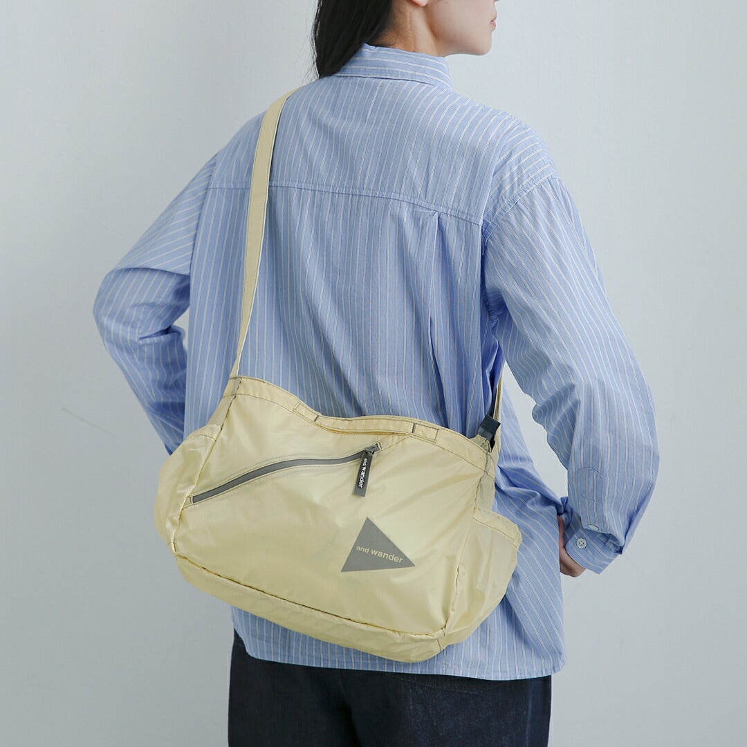 and wander アンドワンダー シル ショルダーバッグ sil shoulder bag