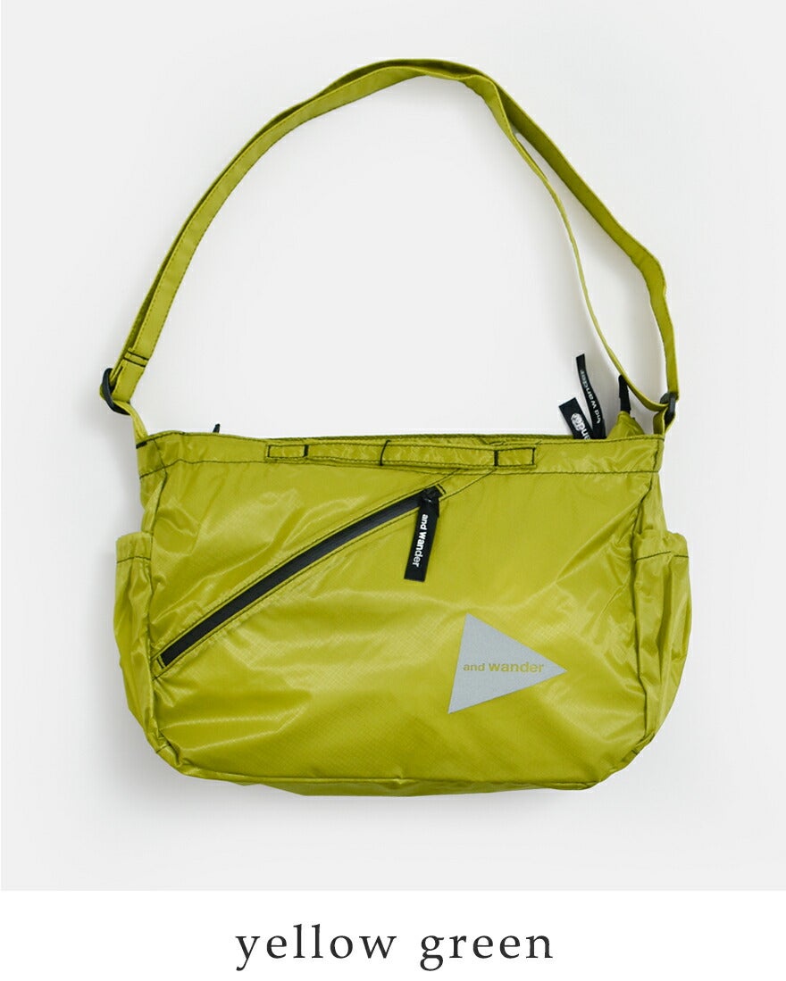and wander アンドワンダー シル ショルダーバッグ sil shoulder bag