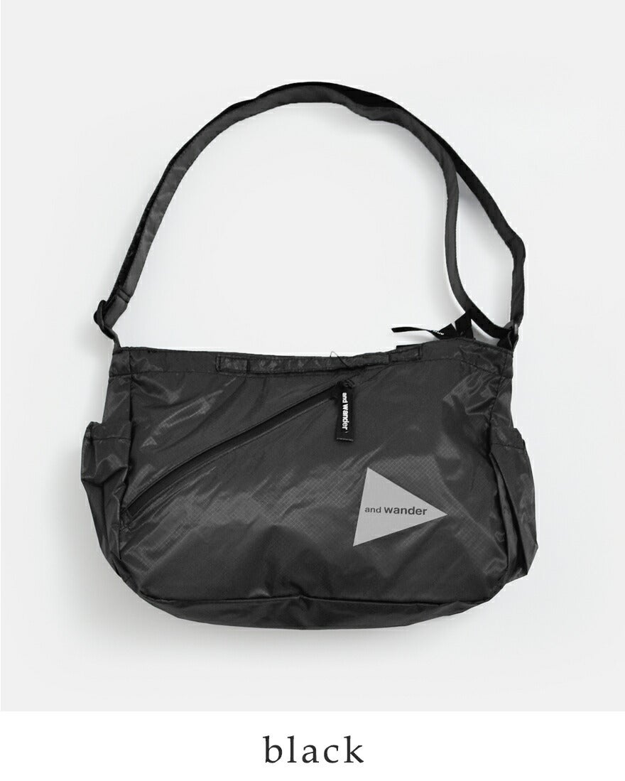 and wander アンドワンダー シル ショルダーバッグ sil shoulder bag