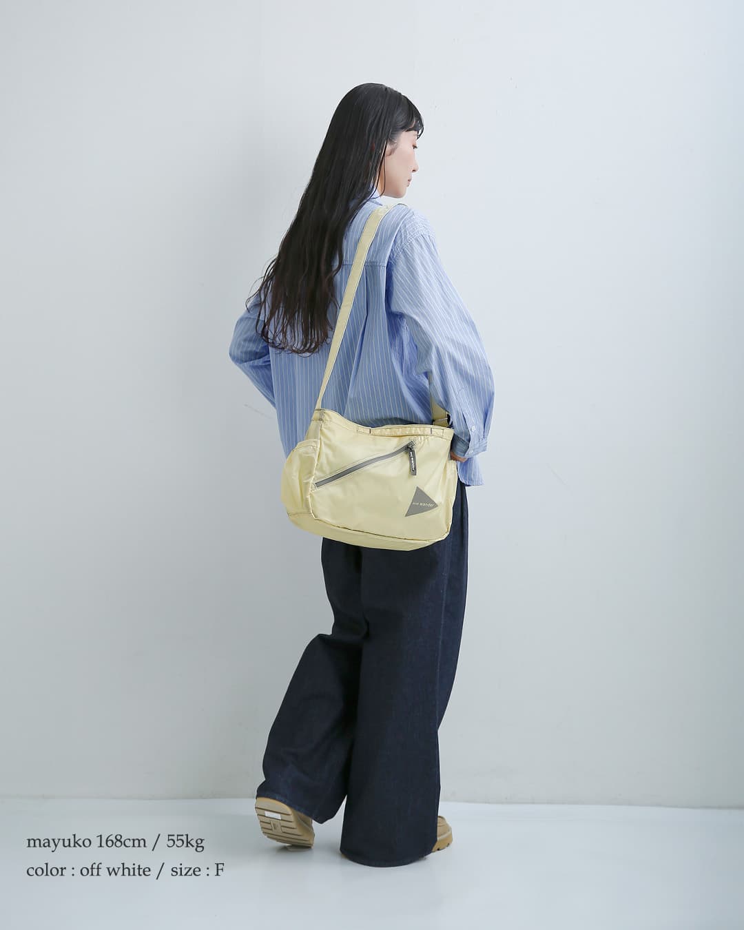 and wander アンドワンダー シル ショルダーバッグ sil shoulder bag