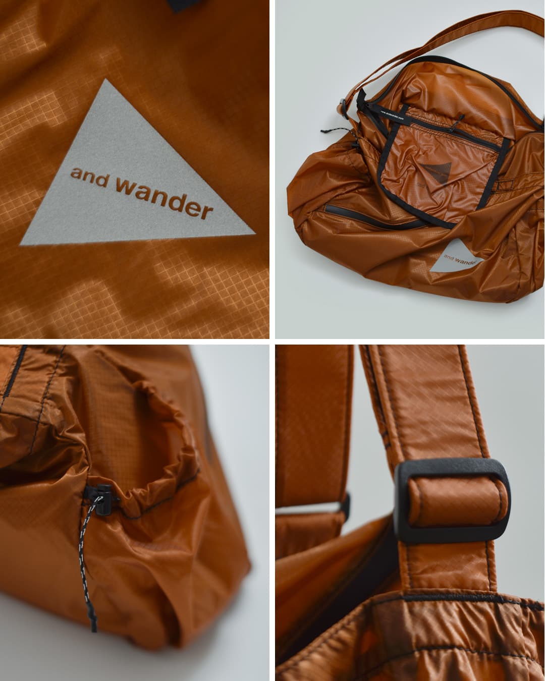 and wander アンドワンダー シル ショルダーバッグ sil shoulder bag