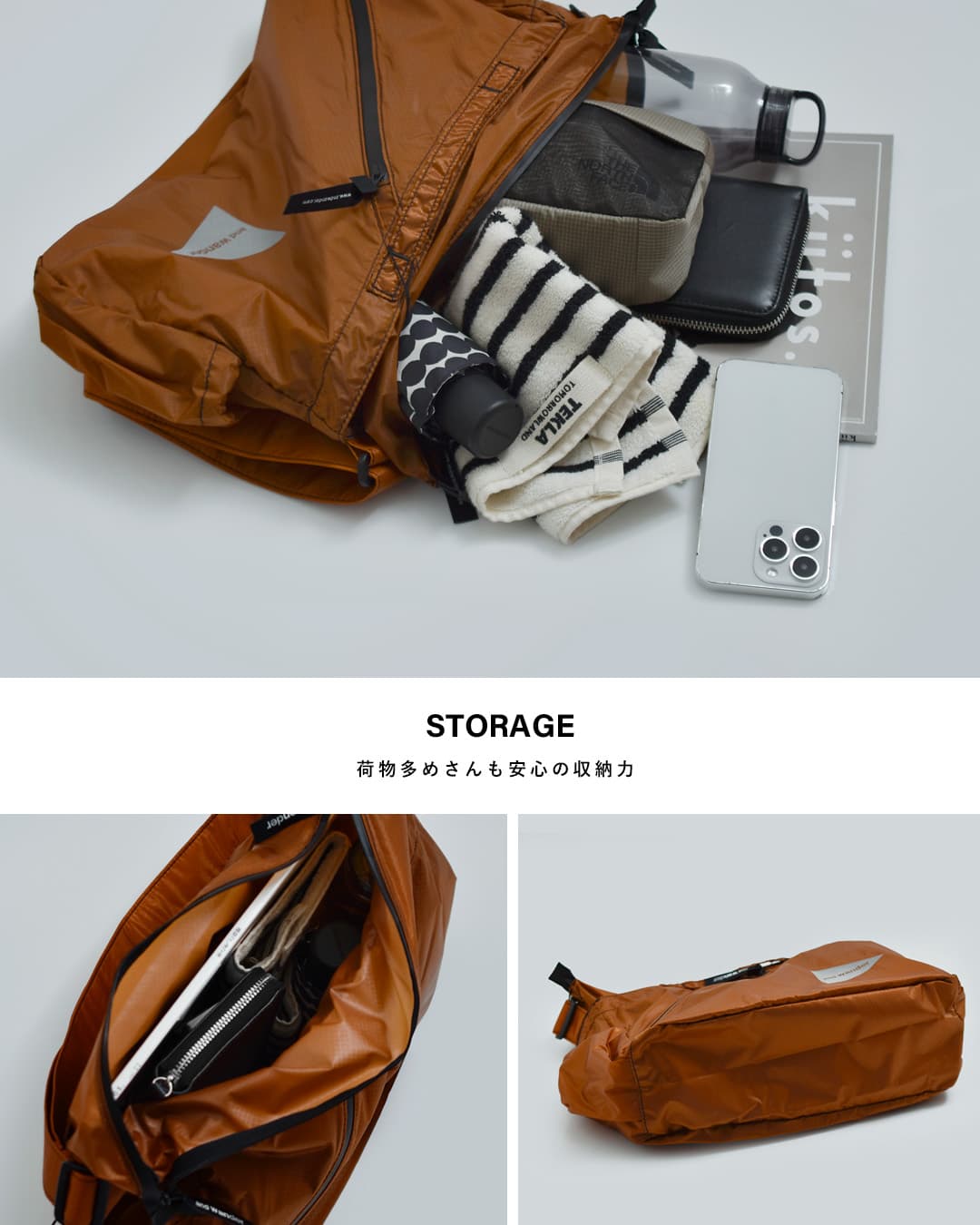 and wander アンドワンダー シル ショルダーバッグ sil shoulder bag