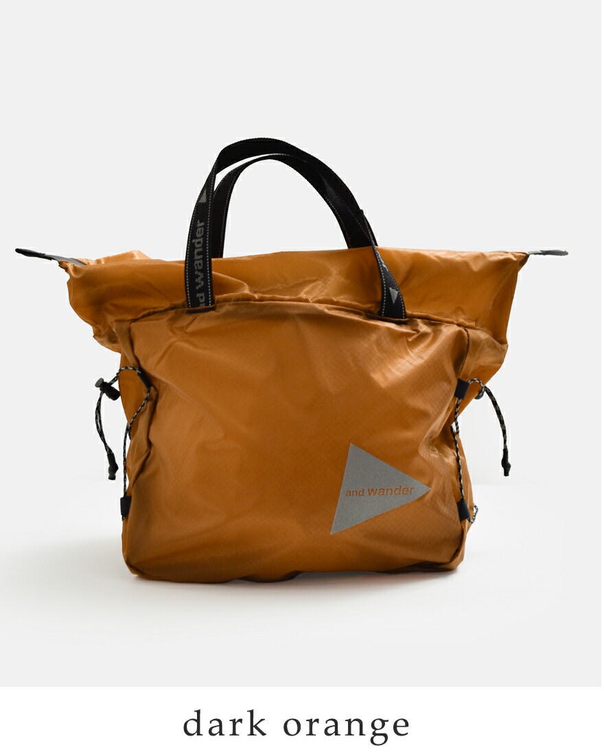 and wander アンドワンダー シル ミニトートバッグ sil mini tote bag