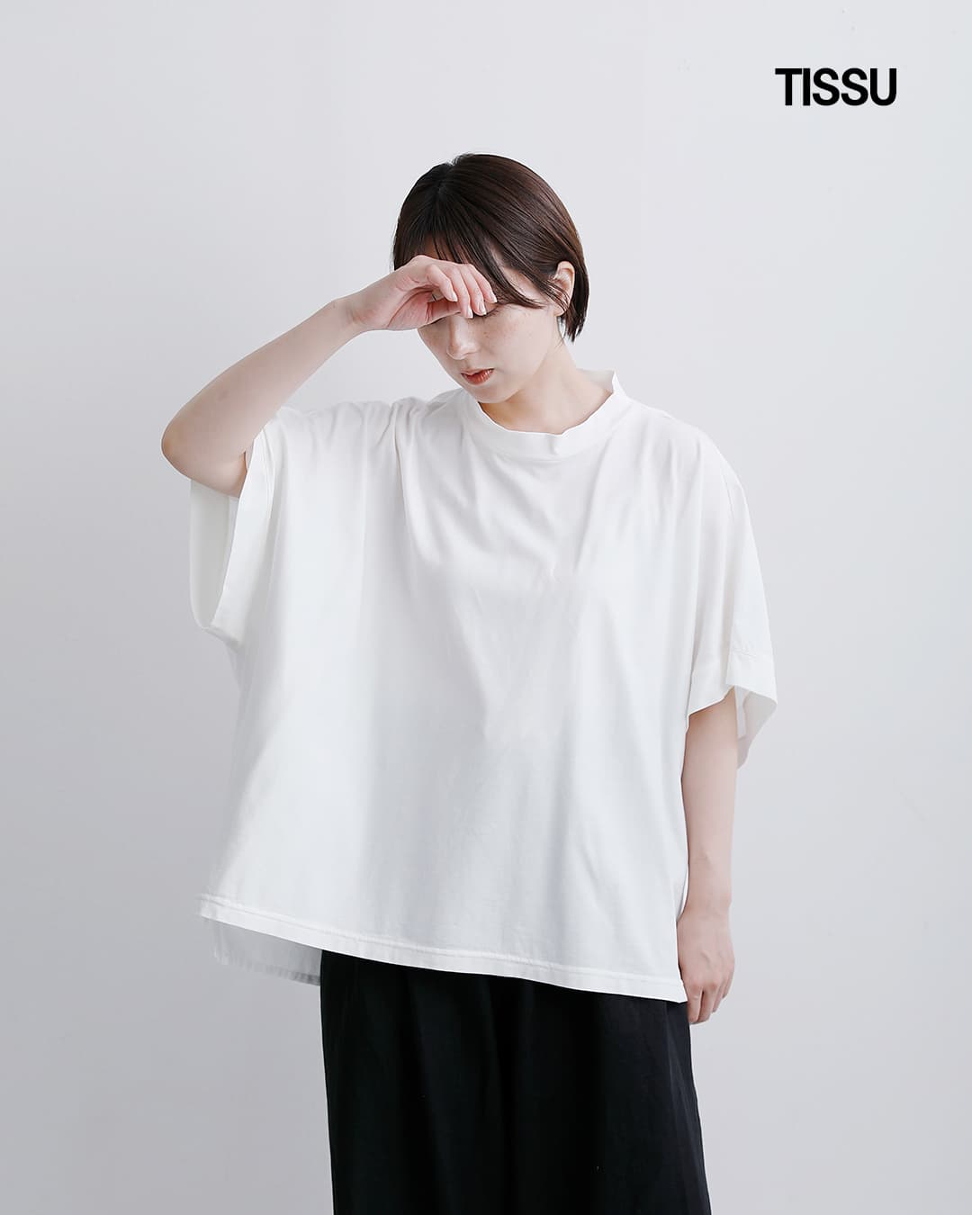 tissu ティシュ 接触冷感 マルチエフェクトコンボ ドルマン Tシャツ