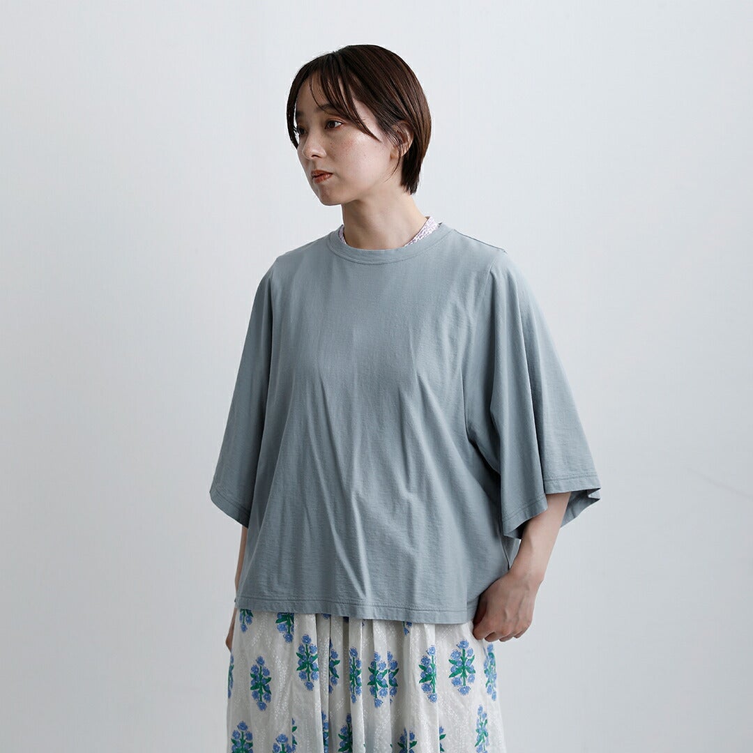 universal seven ユニヴァーサルセブン COOL強撚天竺 BIGスリーブ T