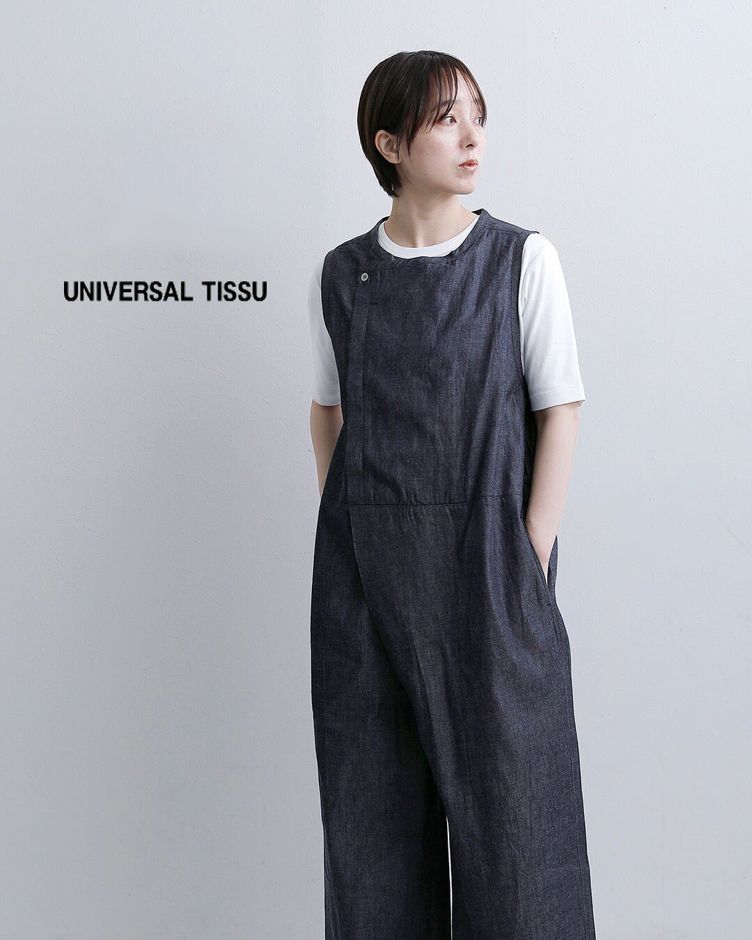 universal tissu ユニヴァーサルティシュ デニム 3D オールインワン