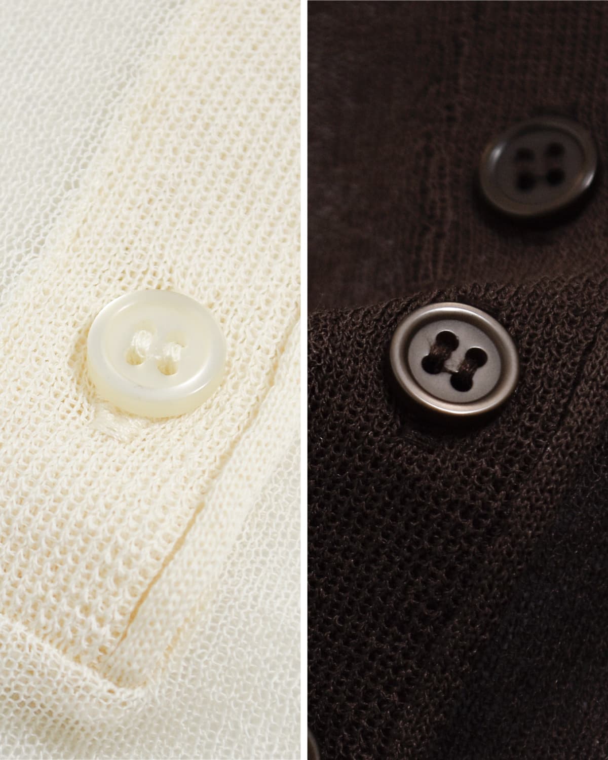anuke アンヌーク シアー ヘンリー ニット 長袖 Sheer Henly Knit