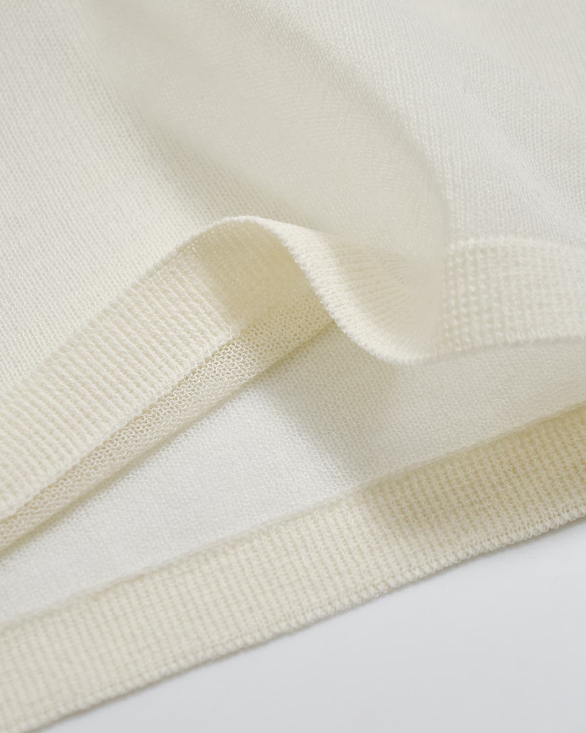 anuke アンヌーク シアー ヘンリー ニット 長袖 Sheer Henly Knit
