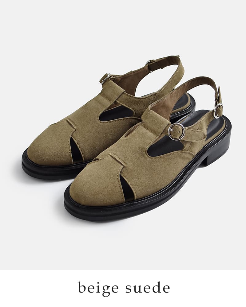 ALM. アルム カウレザー ミュール “SALACIA LEATHER MULES” al128