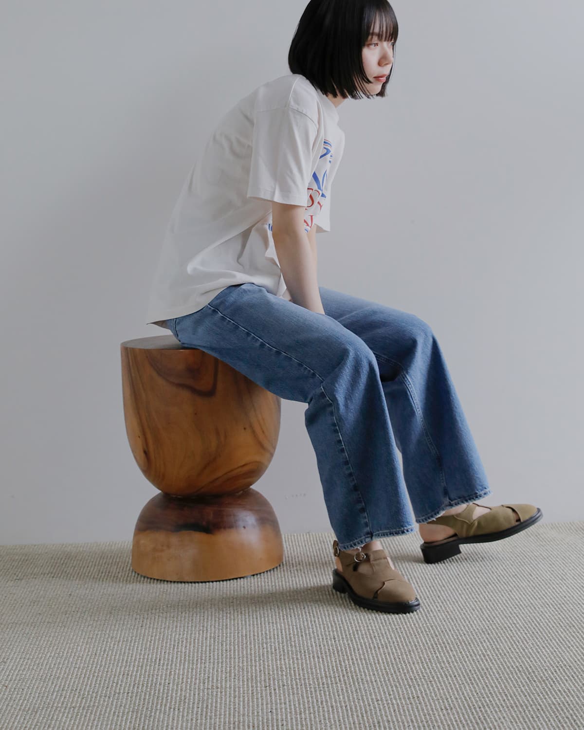 ALM. アルム カウレザー ミュール “SALACIA LEATHER MULES” al128