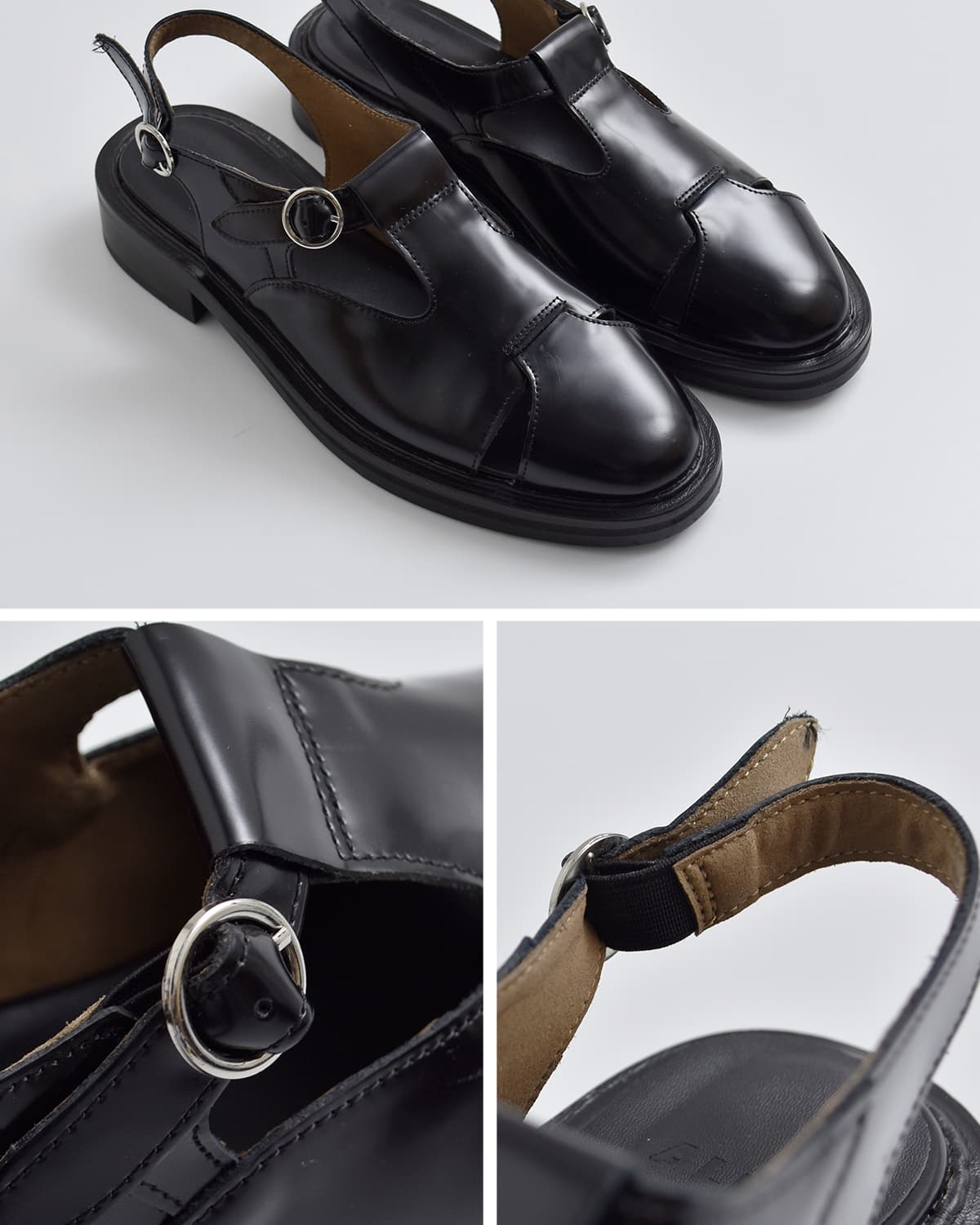ALM. アルム カウレザー ミュール “SALACIA LEATHER MULES” al128