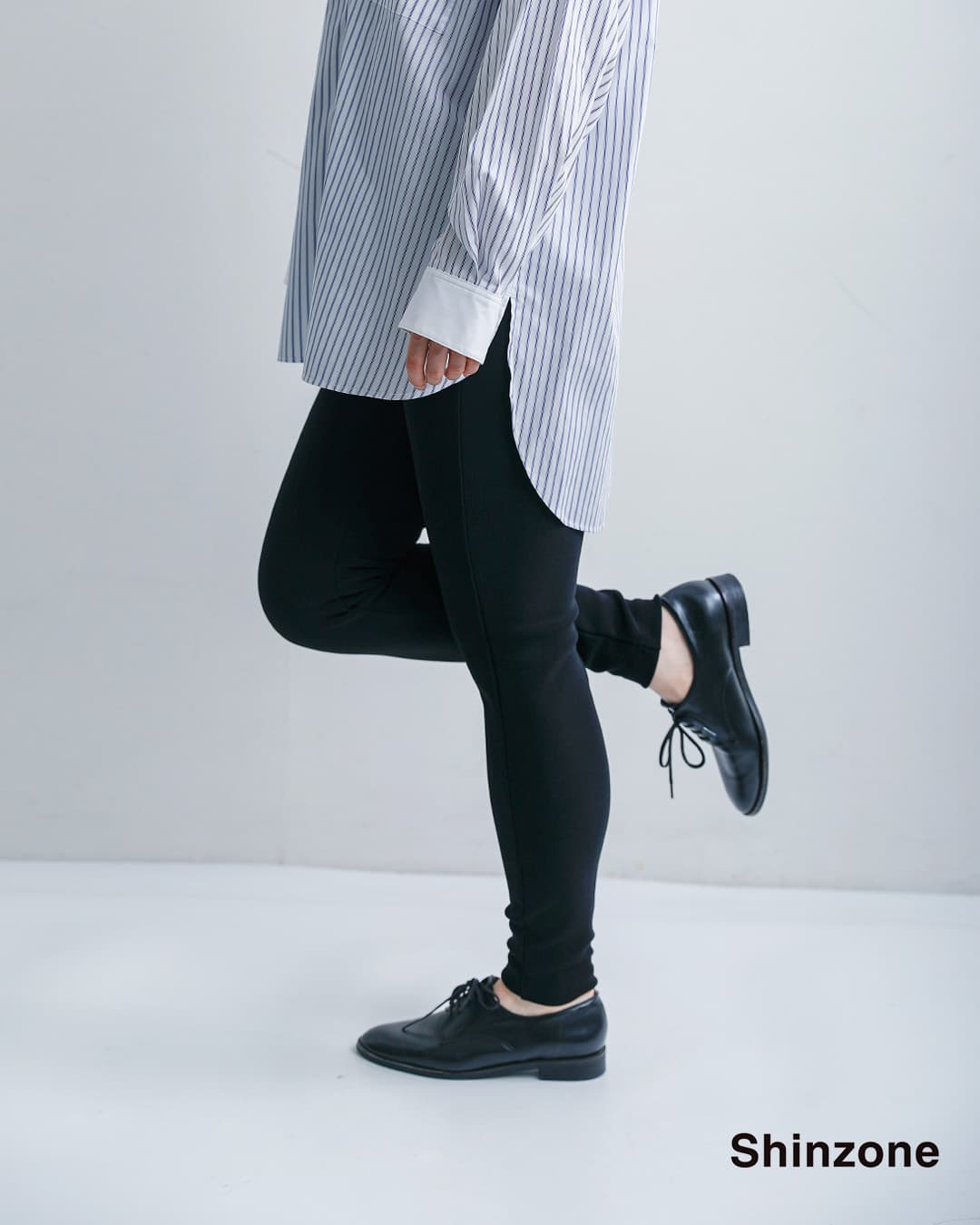 Shinzone シンゾーン ニットジョーゼット レギンスパンツ KNIT