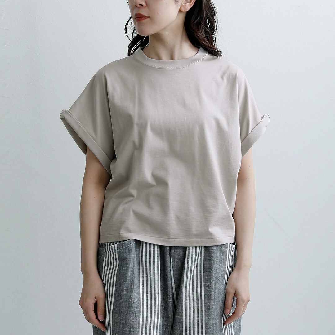 HAVERSACK ハバーサック コットンサイロ天竺 クルーネック Tシャツ