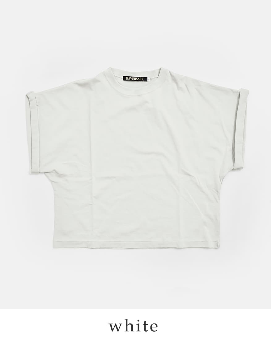 HAVERSACK ハバーサック コットンサイロ天竺 クルーネック Tシャツ