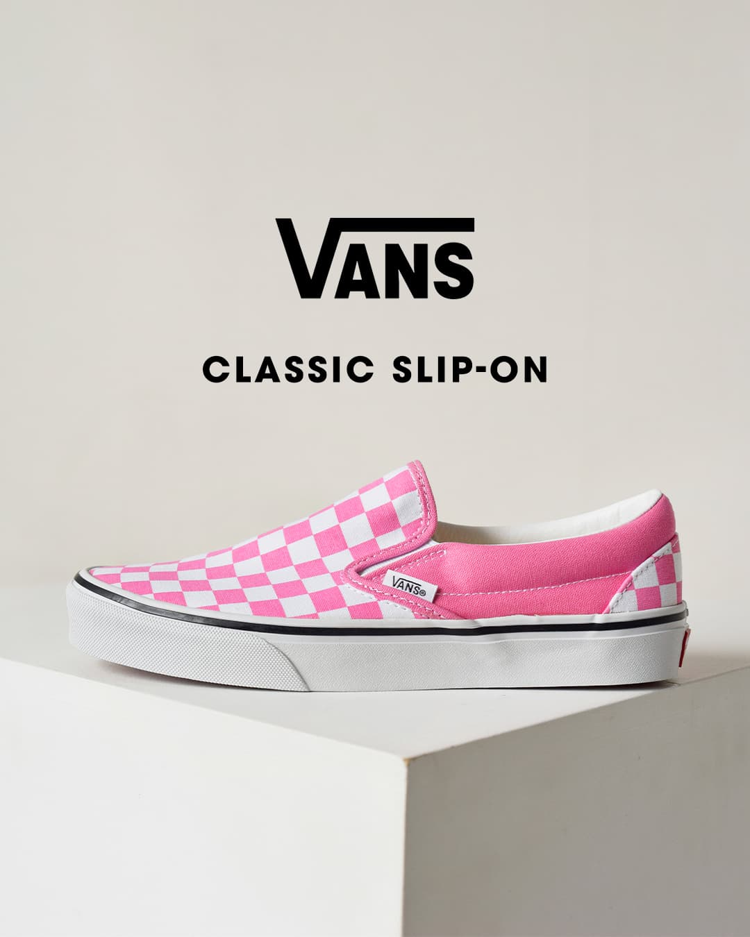 【新品未使用】vans Classic Slip-On Vans ヴァンズ クラシック スリッポン チェッカーボード スニーカー