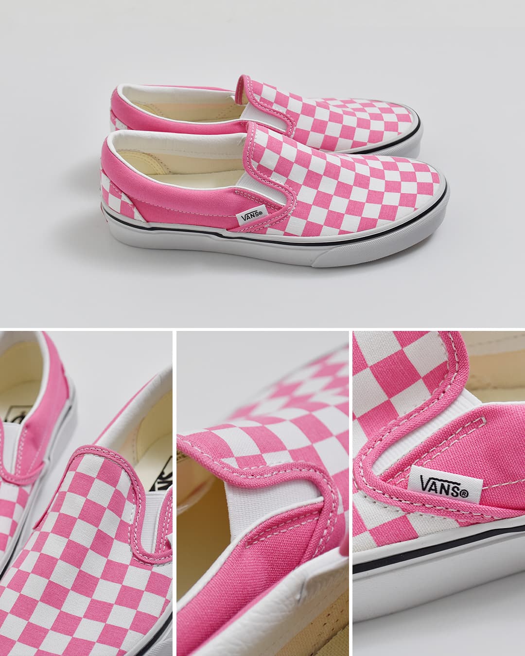 Vans ヴァンズ クラシック スリッポン チェッカーボード スニーカー