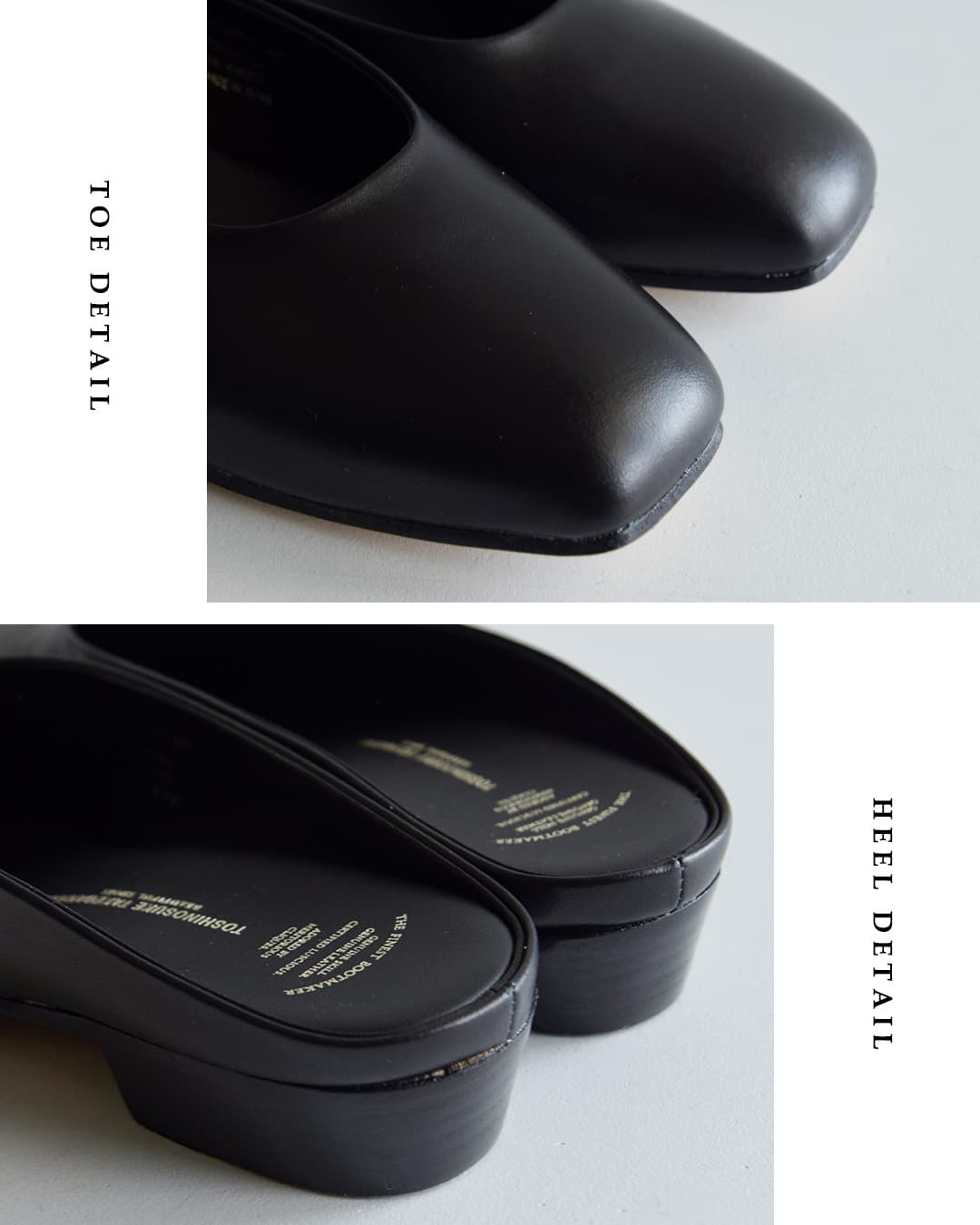 BEAUTIFUL SHOES ビューティフルシューズ キップレザー スクエア