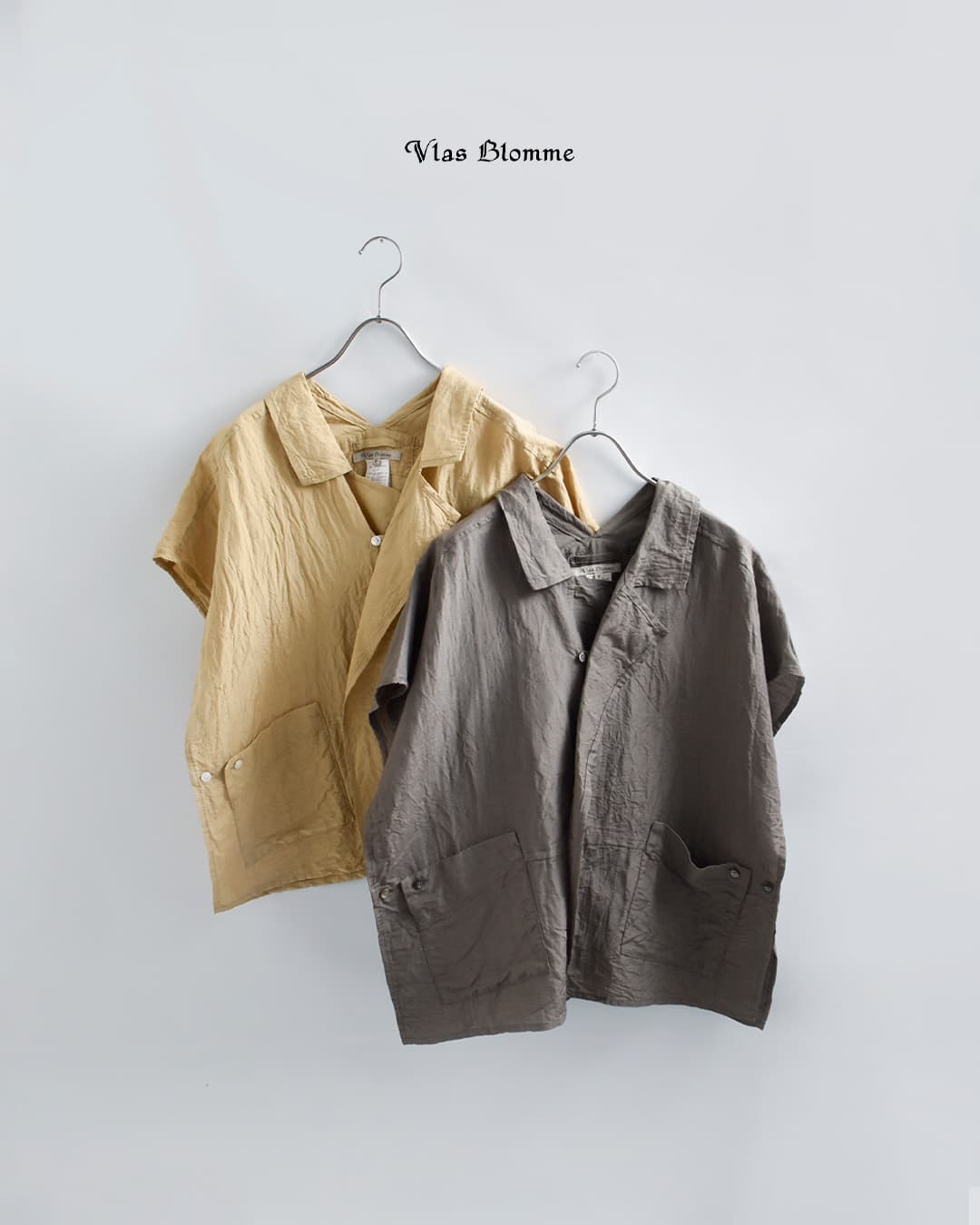 Vlas Blomme ヴラスブラム シルクリネンコットン ヴィンテージ