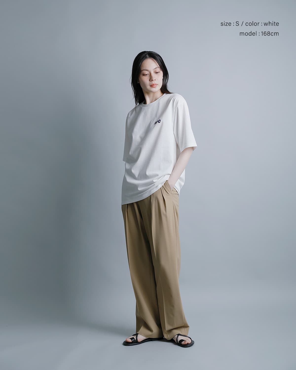 20%OFF】A.P.C. アー ペー セー 天竺 バイカラー ロゴ 半袖Tシャツ
